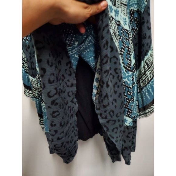 Free People Heart of Gold Mini Dress S charcoal combo - Picture 8 of 10